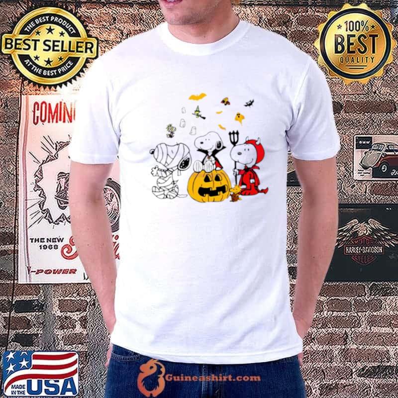 Snoopy and Woodstock Halloween shirt