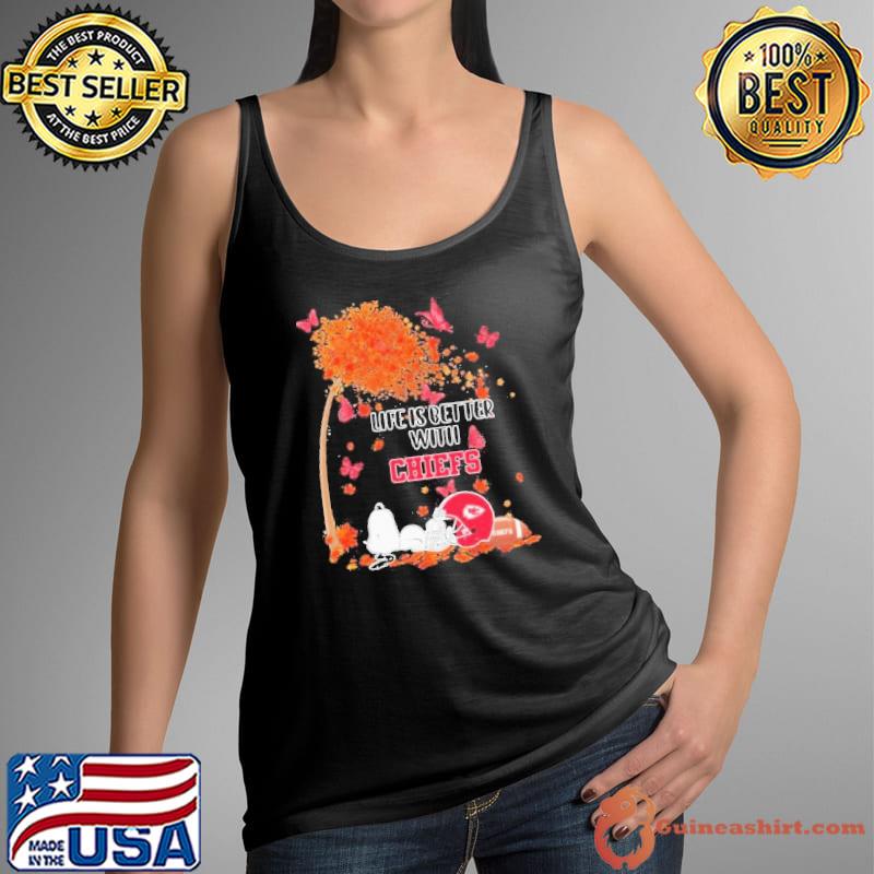 Snoopy Life is Better with Kansas City Chiefs s Tank Top