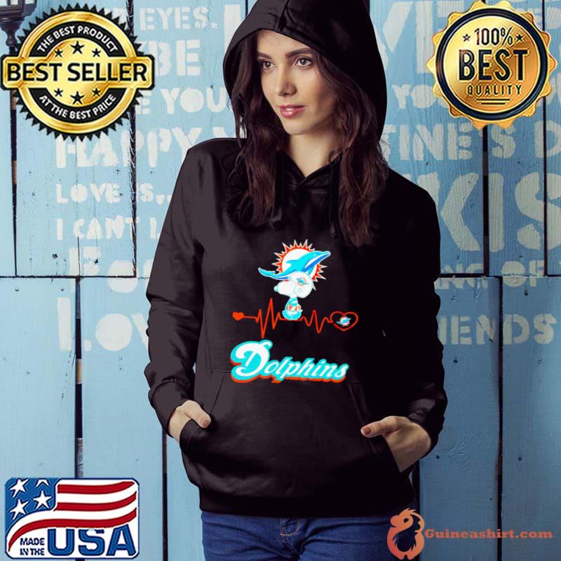 Official Snoopy miami dolphins shirt, hoodie, longsleeve, sweater