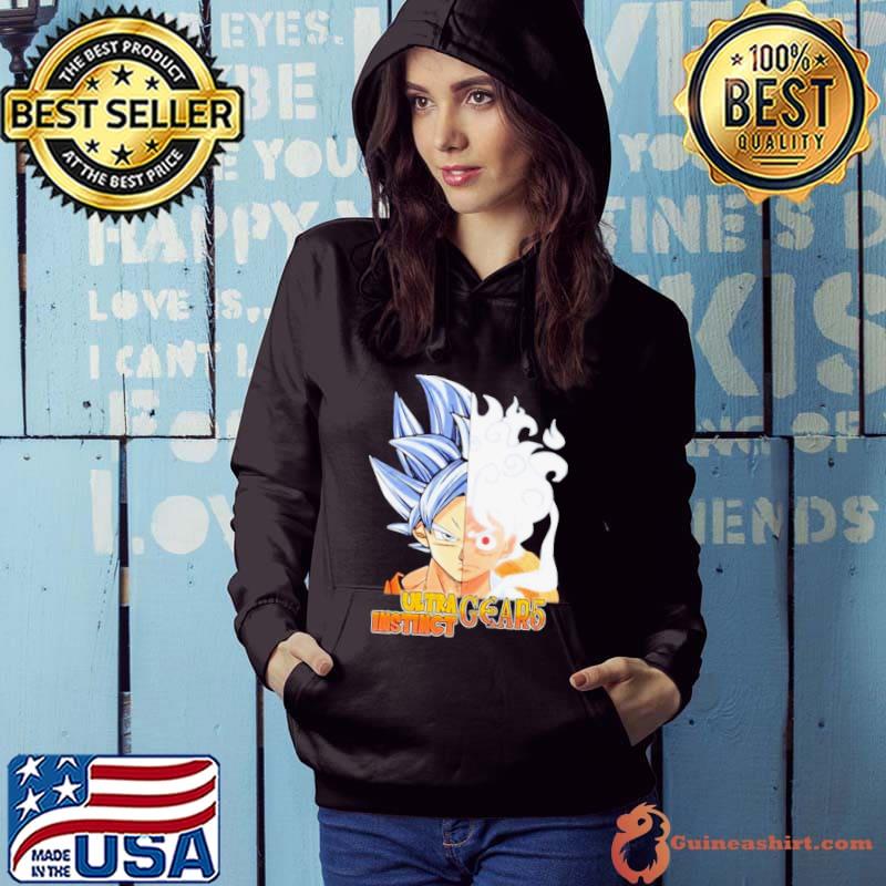 Son Goku Ultra Instinct and Monkey D Luffy Gear 5 Shirt Hoodie