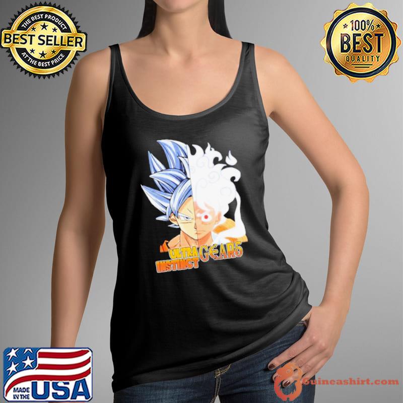 Son Goku Ultra Instinct and Monkey D Luffy Gear 5 Shirt Tank Top