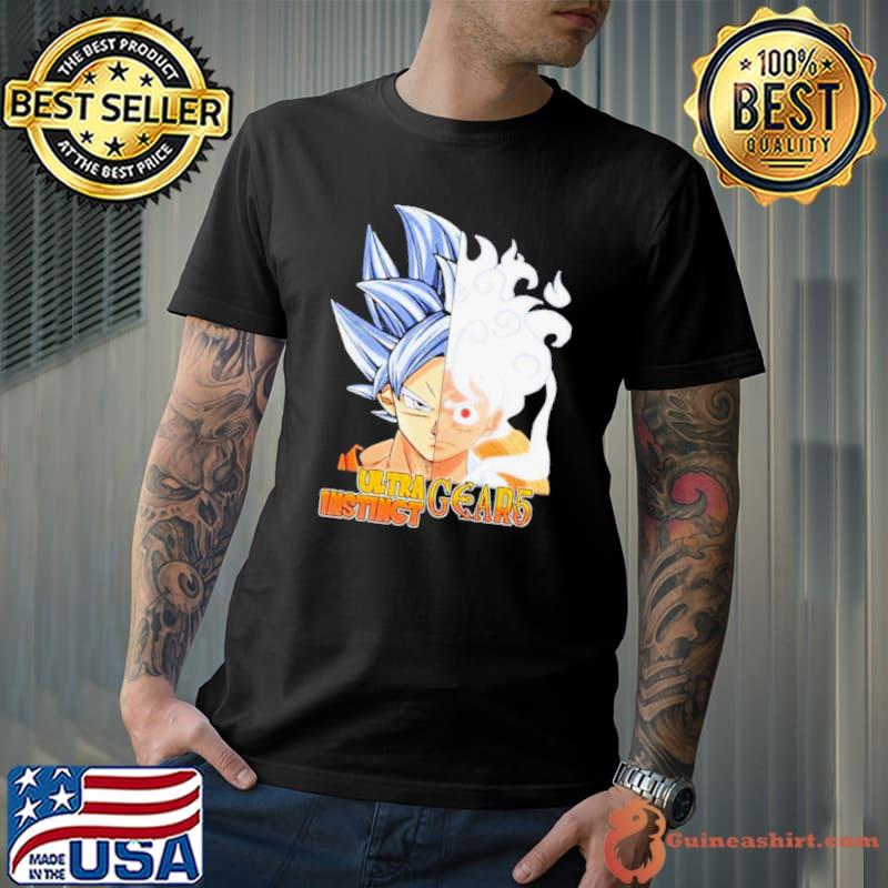 Son Goku Ultra Instinct and Monkey D Luffy Gear 5 Shirt