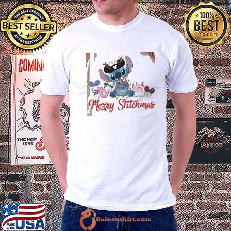 Stitch Christmas Comfort Colors Shirts