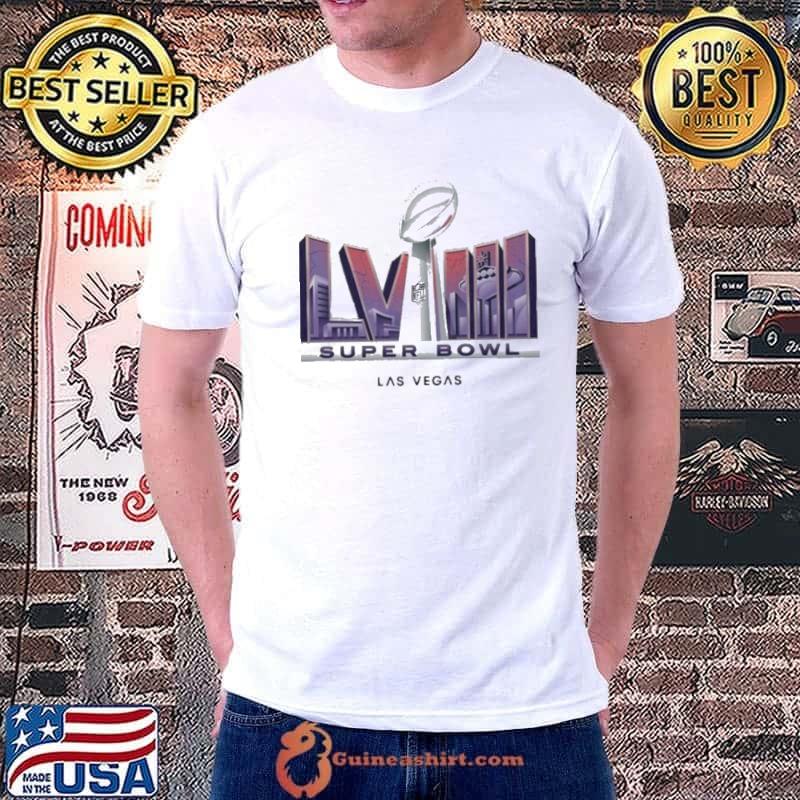 Super Bowl Lviii Las Vegas 2023-2024 Logo shirt - Guineashirt Premium ™ LLC