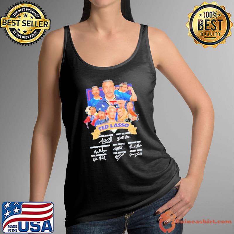 Ted Lasso all characters signatures 2023 shirt