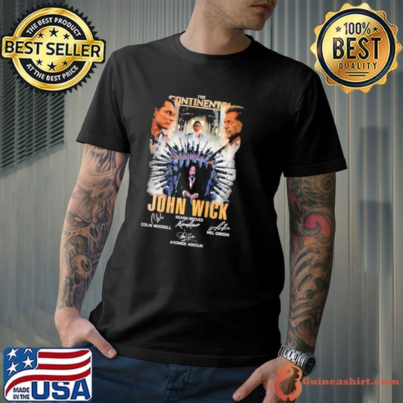 The Continental John Wick Keanu Reeves Signatures shirt