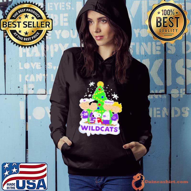 The Peanuts Characters K-State Wildcats Christmas 2023 Shirt Hoodie