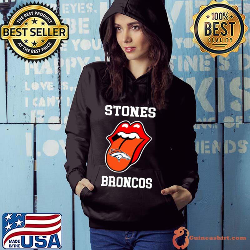 The Rolling Stone Denver Broncos Lips 2023 s Hoodie