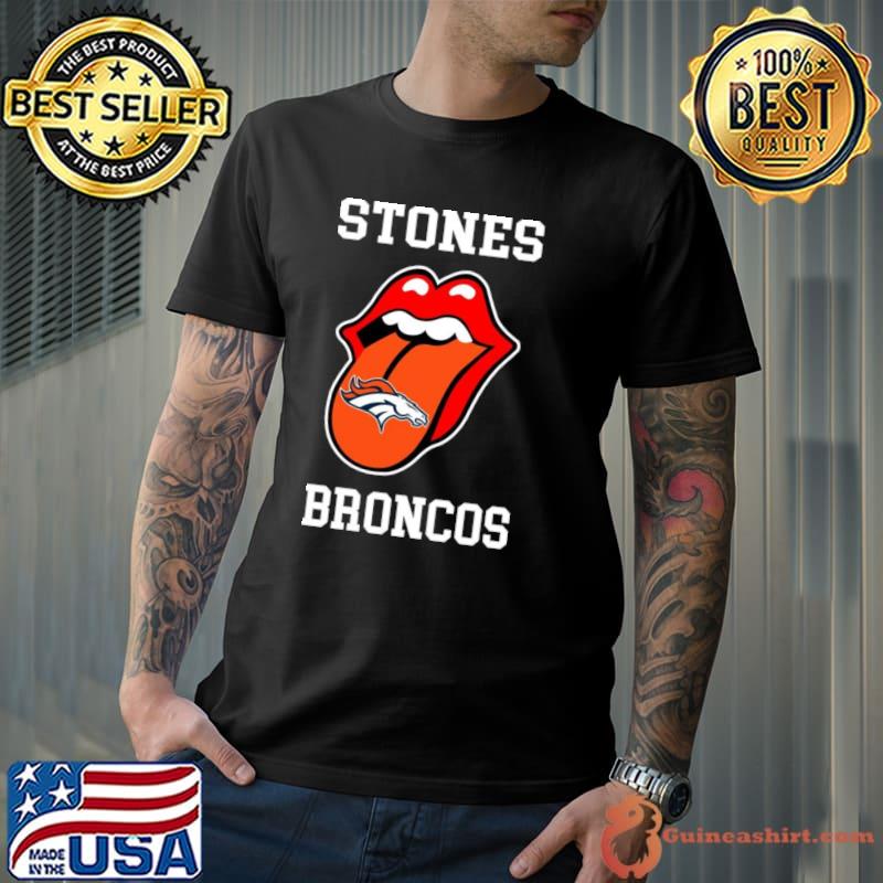 The Rolling Stone Denver Broncos Lips 2023 shirt