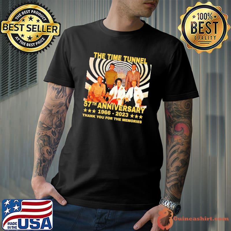 The time tunnel 57th anniversary 1966 2023 thank you for the memories stars shirt
