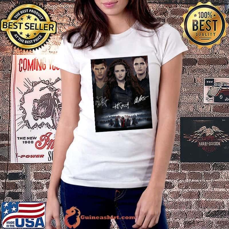 The Twilight Saga Breaking Dawn Signature Twilight Movie T-Shirt Ladiestee