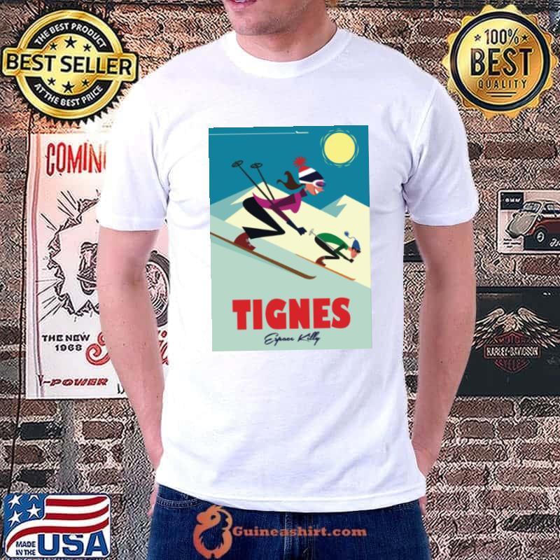 Tignes Skiing Graphic shirt