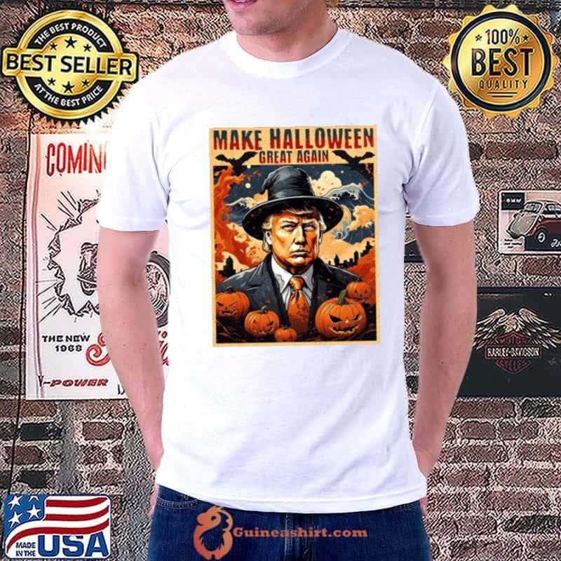 Trump Mugshot Trump Make Halloween Great Again Halloween 2023 Shirt