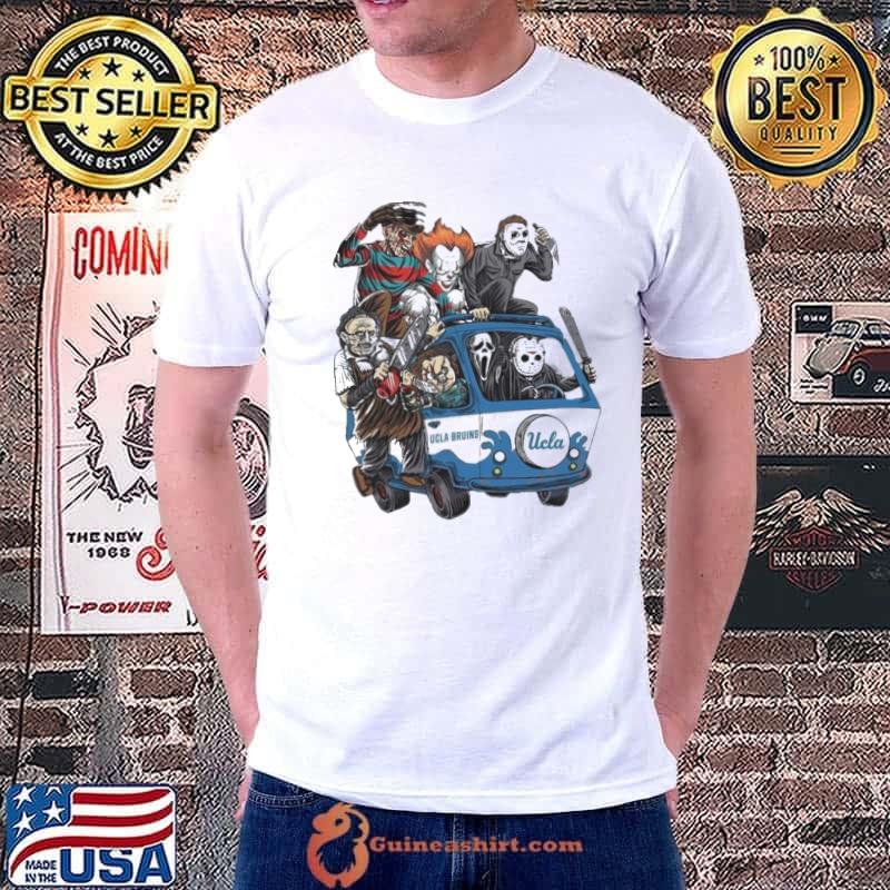 UCLA Bruins Horror Movies Characters Bus Halloween 2023 Shirt