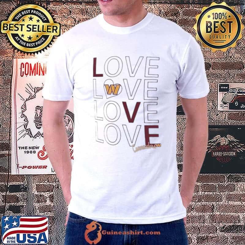 Washington Commanders G III Love Graphic Shirt