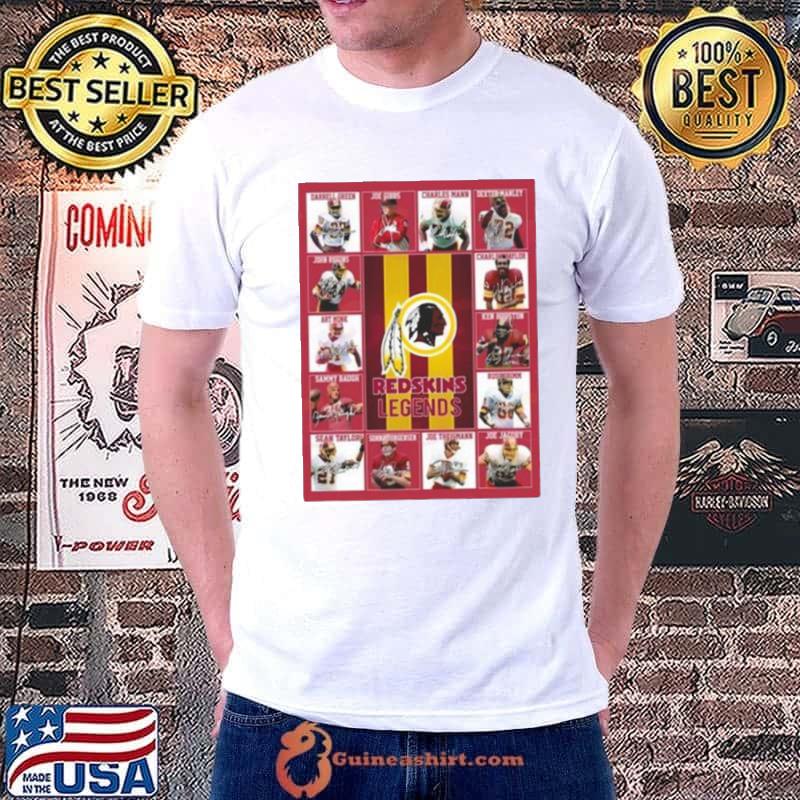Washington Commanders Legends Players 2023 Signatures shirt