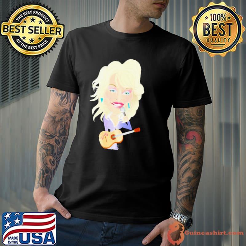 We love Dolly caricature shirt