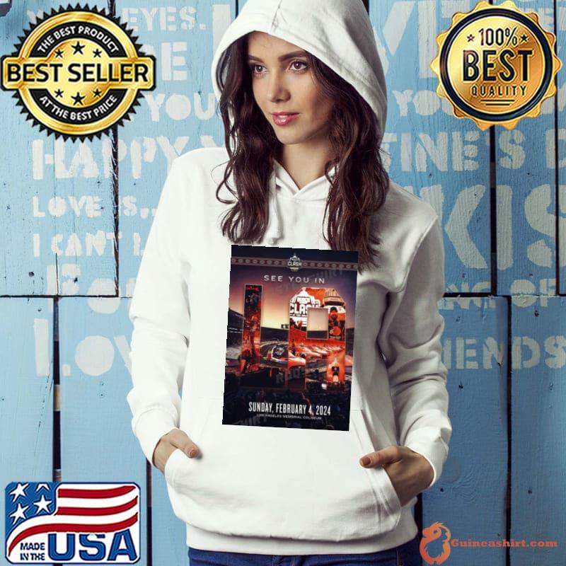 Welcome Back Busch Light Clash 2023 See You In Los Angeles Memorial Coliseum s Hoodie