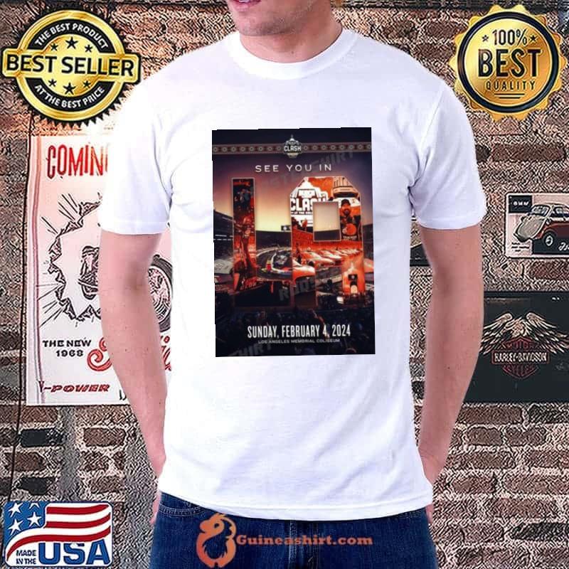Welcome Back Busch Light Clash 2023 See You In Los Angeles Memorial Coliseum shirt