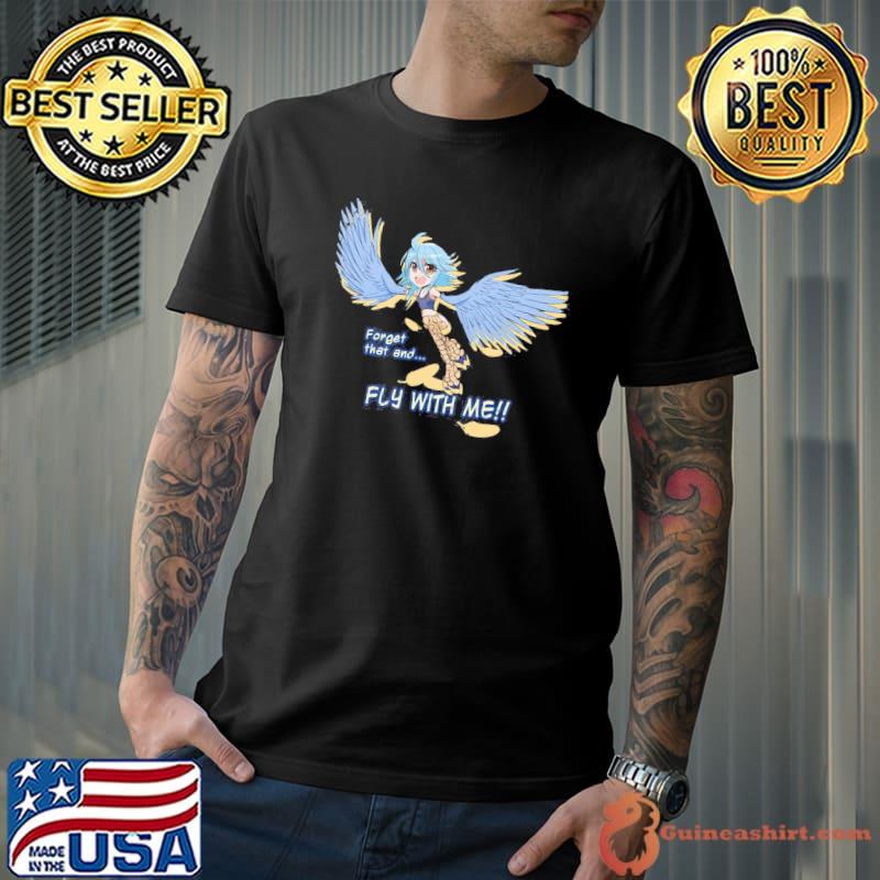Wings Monster Musume Papi Forget That And Fly With Me Shirt