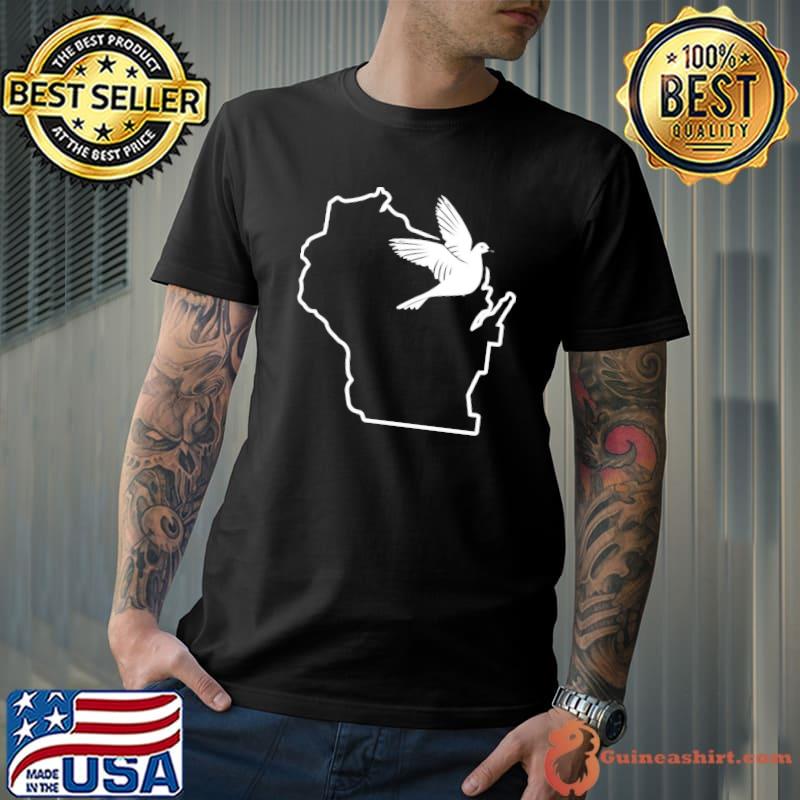 Wisconsin Hunting Bird Calling Dove Hunting Shirt