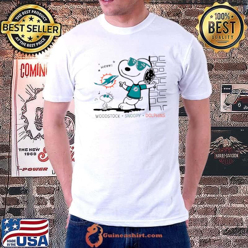 Woodstock Snoopy Dolphins shirt