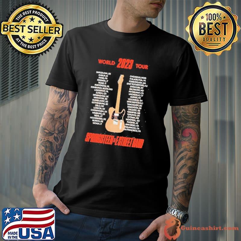 World 2023 Tour Springsteen and E Street Band Guitar s Unisex