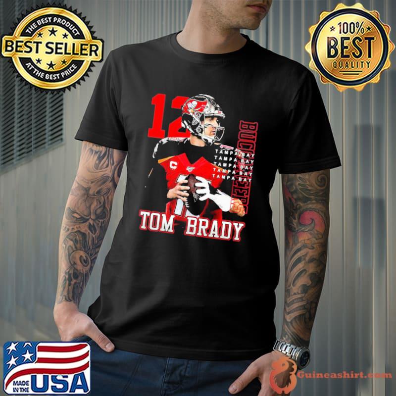 12 Tom Brady tampa bay American football quarterback shirt