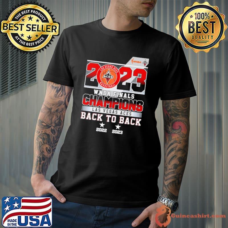 2023 wnba finals las vegas aces back to back 2022 2023 shirt