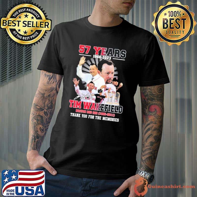Official tim wakefield 1966-2023 Boston red sox thank you for the