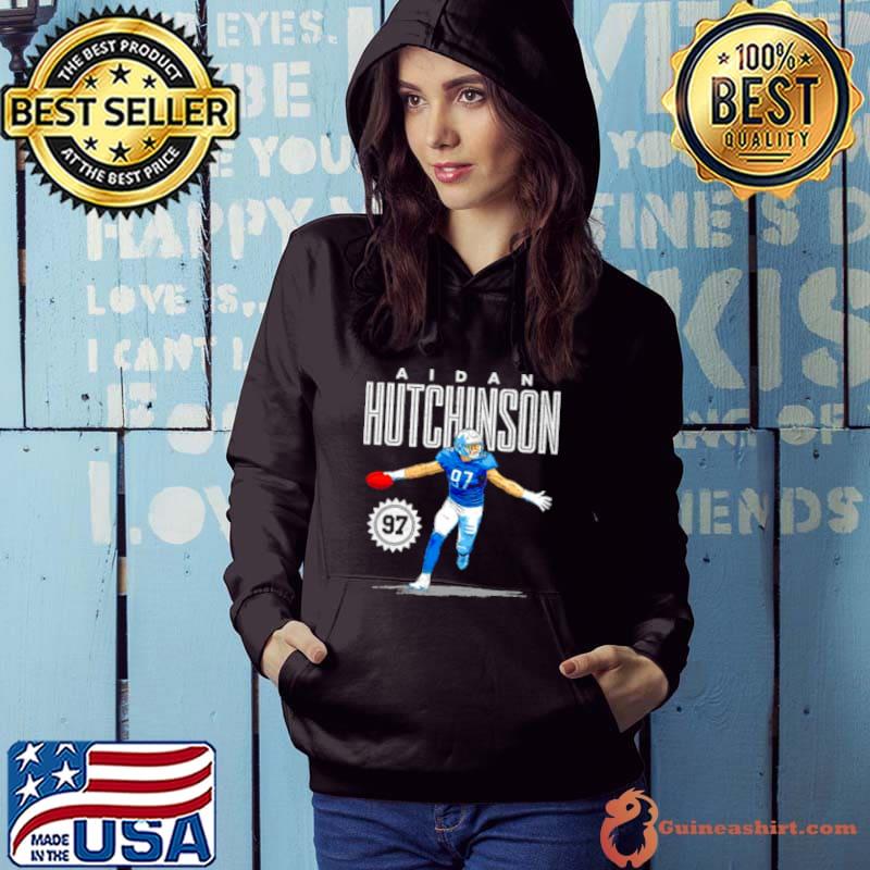 Aidan Hutchinson Detroit Card football s Hoodie