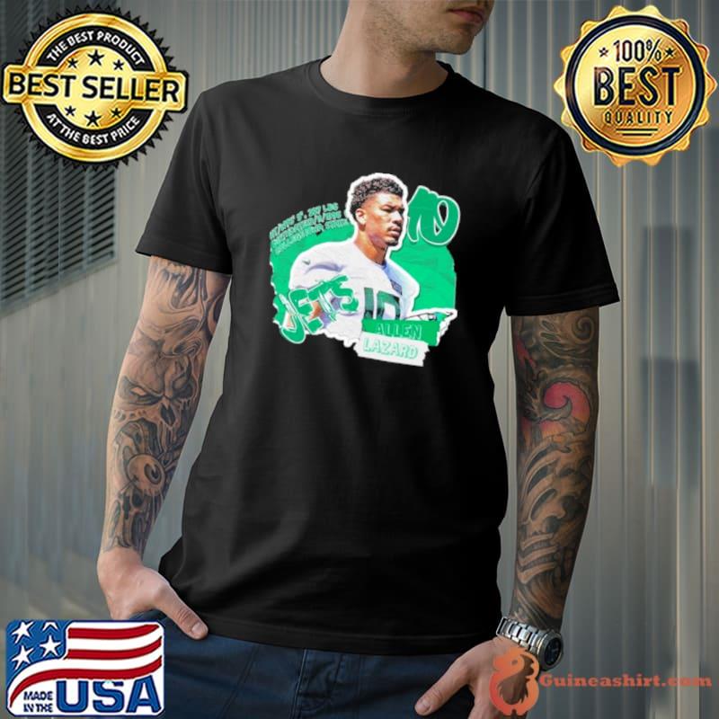 Allen Lazard Football Paper New York Jets Shirt