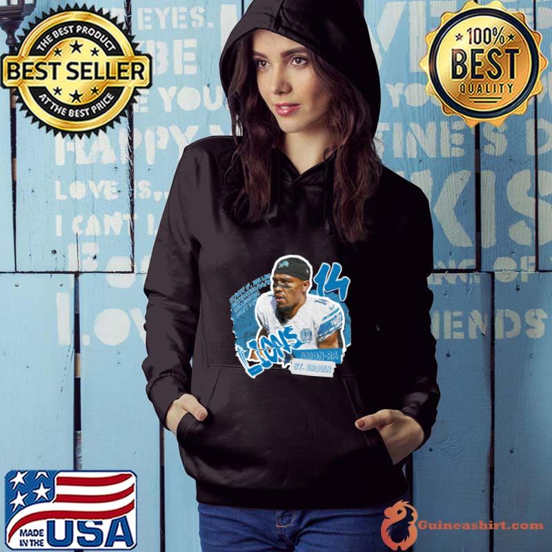 Amon-Ra St. Brown American football wide receiver for the Detroit Lions NFL T-Shirt Hoodie