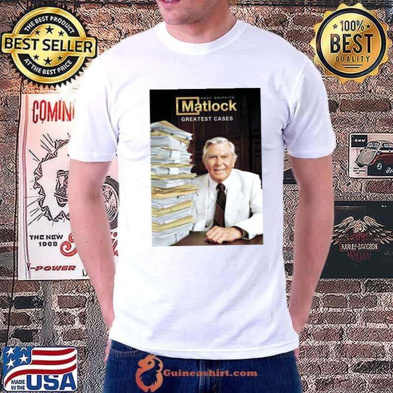 Andy Griffith Ben Matlock Greatest Cases T-Shirt