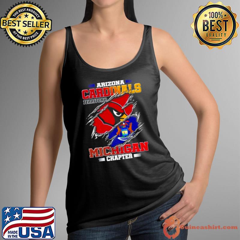 Arizona Cardinals Territory Michigan Chapter Shirt Tank Top