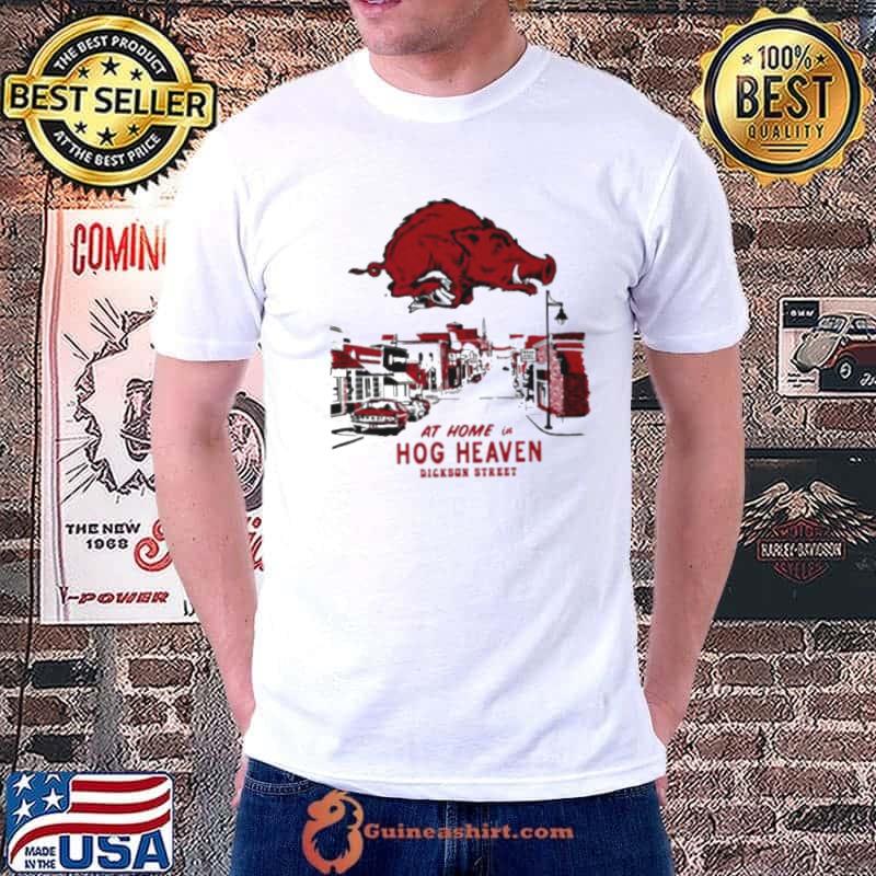 Arkansas Razorbacks at home in hog heaven Dickson street shirt