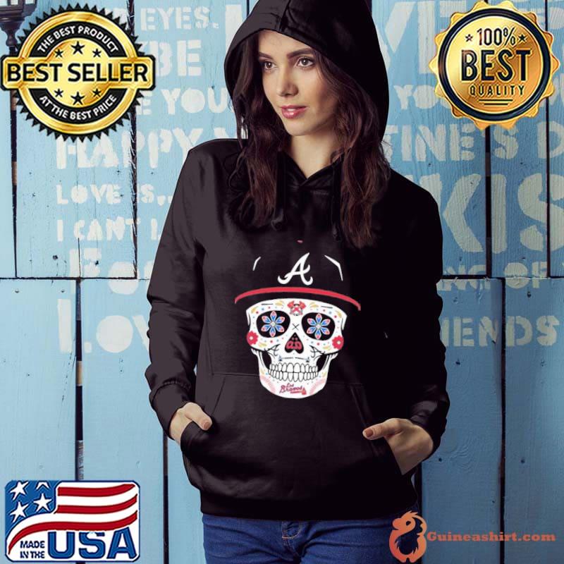 Atlanta Braves Sugar Skull Collection T Shirt, hoodie, sweater