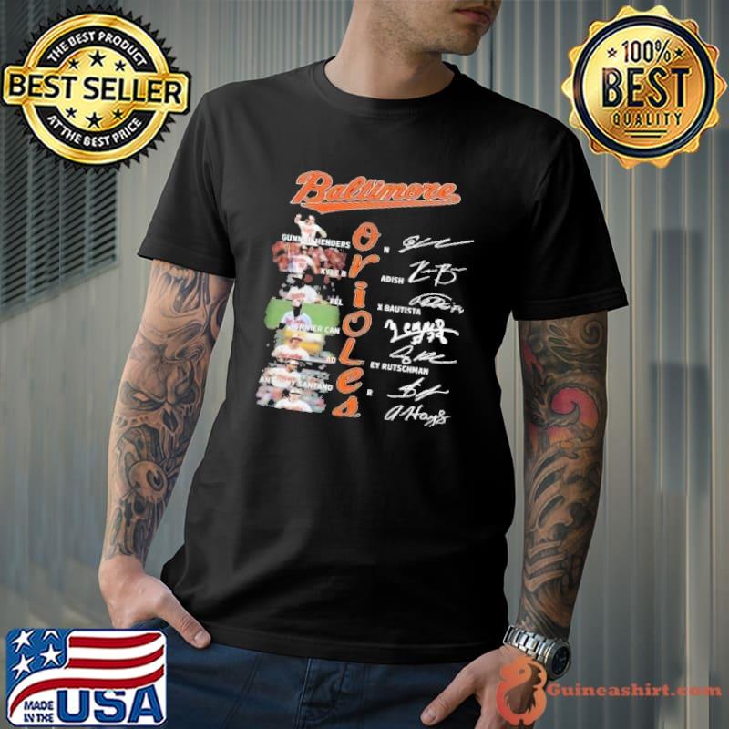 Baltimore Orioles Player Baseball Signature Shirt