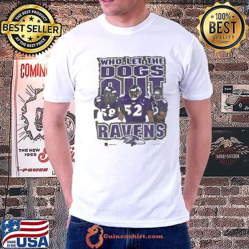 Baltimore ravens who let the dogs out Shirt