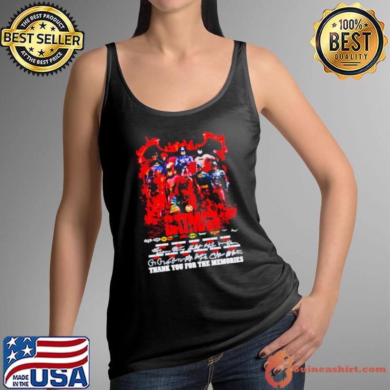Batman thank you for the memories signature s Tank Top