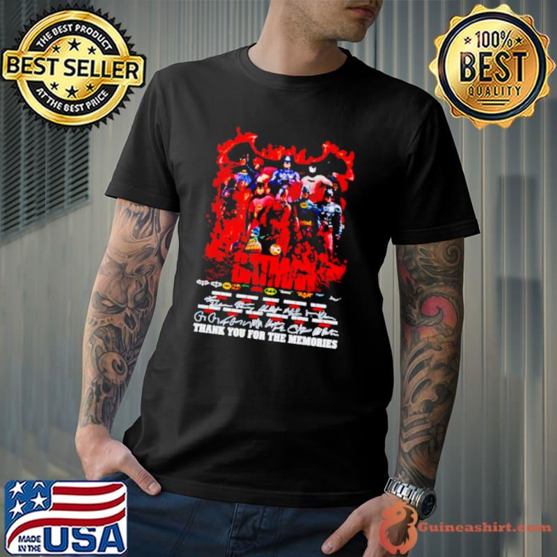 Batman thank you for the memories signature shirt