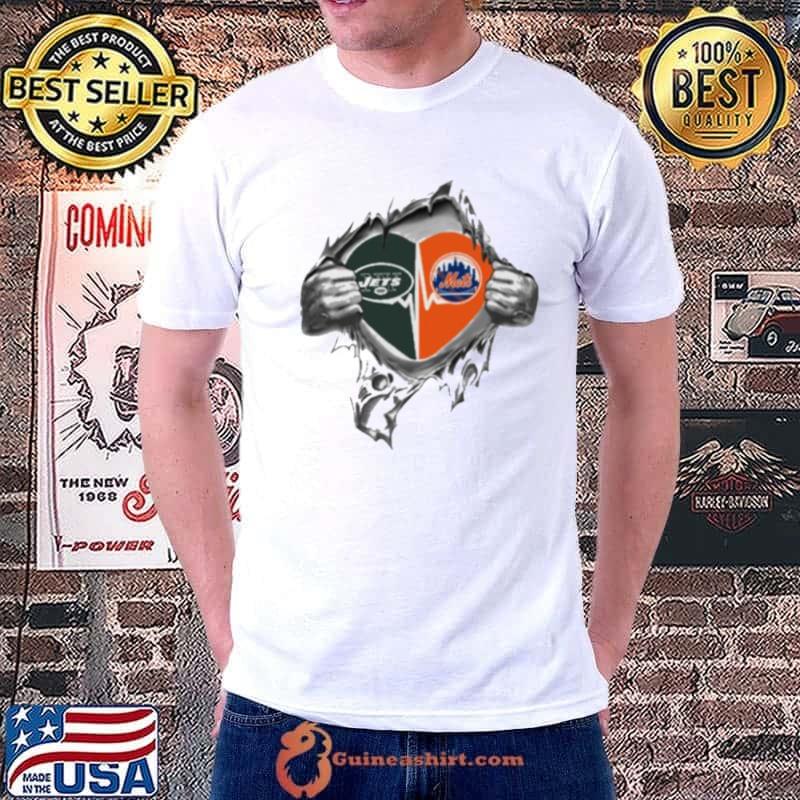 Blood Inside Me New York Jets And New York Yankees 2023 Shirt