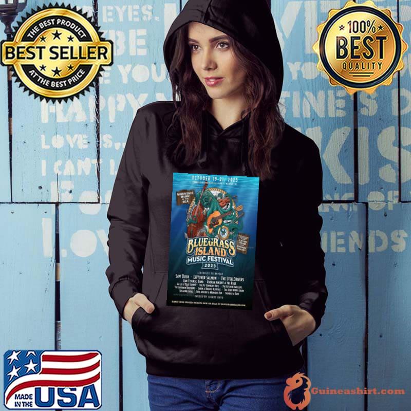 Bluegrass Island Music Festival October 19-21, 2023 Roanoke Island Festival Park, Manteo, NC Poster s Hoodie