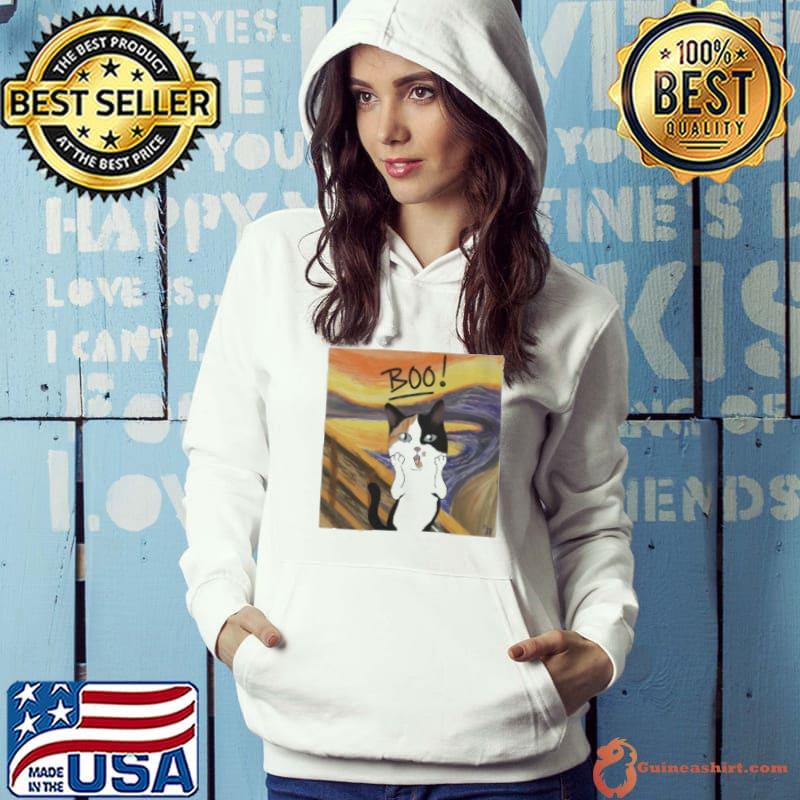 Boo Cat is scary Classic s Hoodie