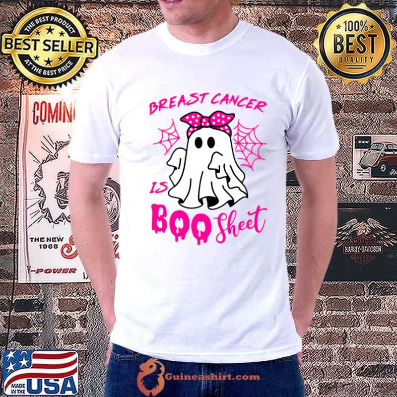 Breast Cancer Is Boo Sheet Breast Cancer Fighter Halloween T-Shirt