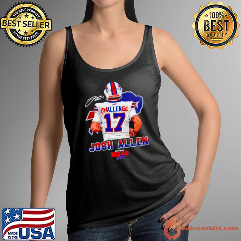 Buffalo Bills Josh Allen signature rise to the Challenge s Tank Top