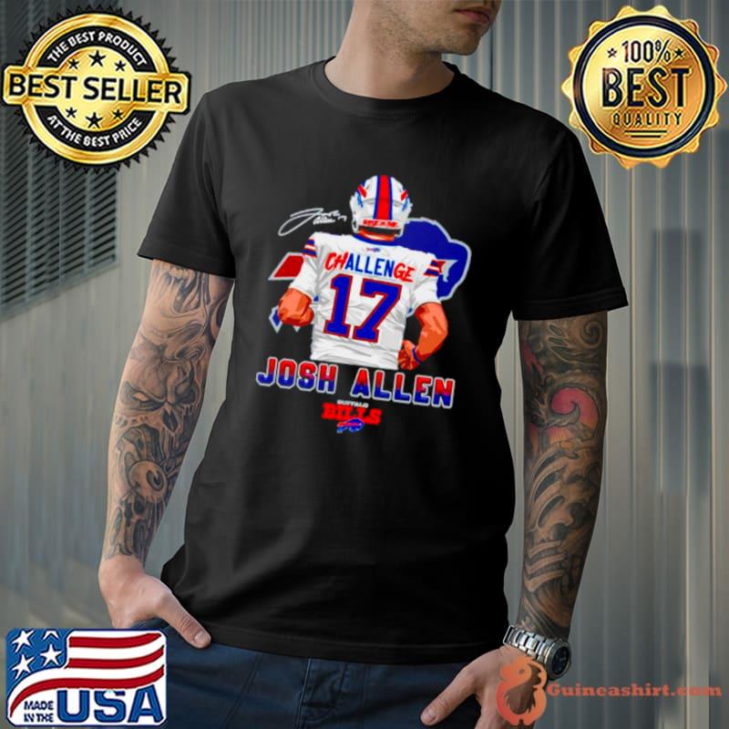 Buffalo Bills Challenge 17 Josh Allen Signature shirt, hoodie, sweater,  long sleeve and tank top