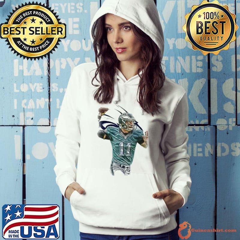 Carson Wentz Philadelphia Eagles pullover hoodie