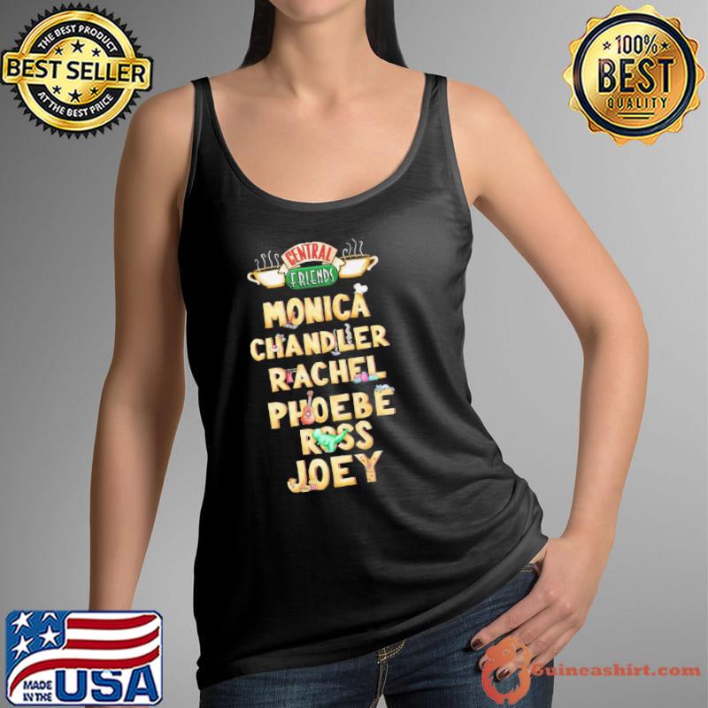 Central friends monica chandler rachel phoebe ross joey shirt
