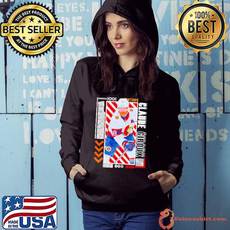 Claude Giroux Hockey Paper Poster Senators s Hoodie